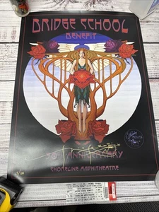 Stanley Mouse Bridge School Benefit 30th 2016 Signed Poster Neil Young Metallica - Picture 1 of 10
