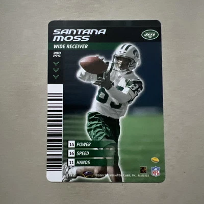 2002 NFL Showdown SANTANA MOSS New York Jets  - Image 1 of 3