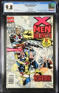 X-Men Unlimited #1 (Edicola) CGC 9.8 WP NM/MT Marvel Comics 1993 Wolverine v1 - Foto 1 di 2