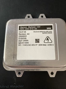 5DV 009 610 Xenon HID Xenius Ballast 12V Headlight Control For Buick Regal 11-13 - Bild 1 von 2