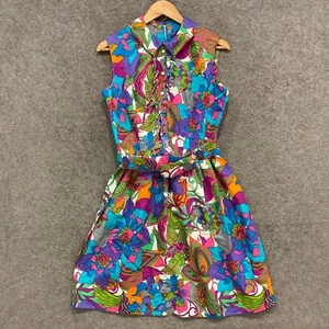 Vestido Vintage Cindy By Leboff Montreal Niñas Talla 16 Años Retro Años 70 46806 - Imagen 1 de 10