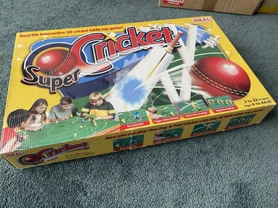 Super Cricket Game By Ideal. Complete In Good Condition. 2 - 22 Players Age 6+ - Image 1 of 4