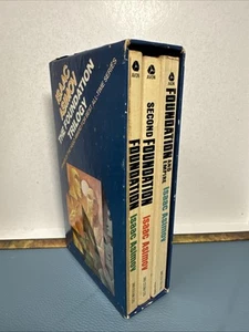 Isaac Asimov The Foundation Trilogy Box Set 1966 Avon Books - Picture 1 of 22