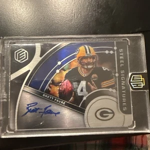 2022 Panini Elements Steel Signatures Brett Favre Auto 13/27 On Card Auto SSP - Picture 1 of 2