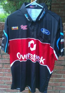 Chase Briscoe #4 OVERSTOCK / Stewart-Haas Racing 2024 Race Day Pit Crew Shirt - L - Bild 1 von 11
