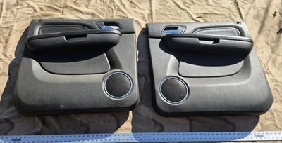 2007-2014 GMC YUKON XL Rear Left Right Lh Rh door panel ebony OEM - Image 1 of 4