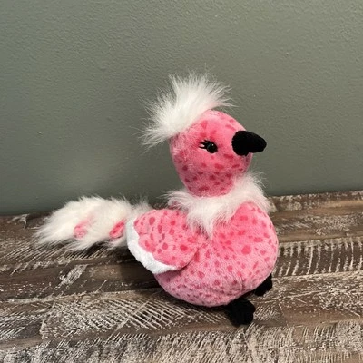 Cherry Blossom Bird Pink White HM455 Webkinz Ganz Plush 12" No Code NICE - Image 1 of 4