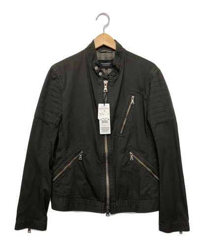 Giacca BURBERRY BLACK LABEL Zip Verde Taglia:M