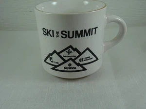 Ski the Summit Tazza Caffè Ceramica 3,5" Keystone Rame Mtn Basin Breclenridge - Foto 1 di 13