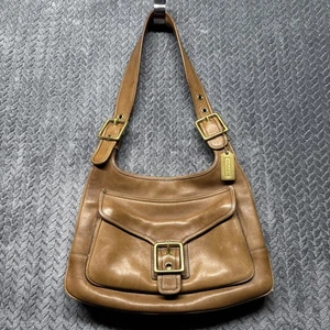 Vintage Coach Legacy Braun Leder Hobo Satteltasche Handtasche 9340 FAIR - Bild 1 von 19