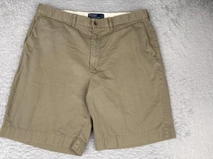 Pantalones Cortos Polo Ralph Lauren Para Hombre 36 Caqui Chino Frente Plano 100% Algodón Informal - Imagen 1 de 17