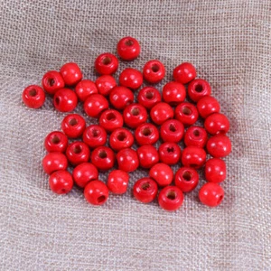 DIY Spacer Beads Round Wooden Beads Natural Wooden Beads Dream Catcher Beads - Picture 1 of 11