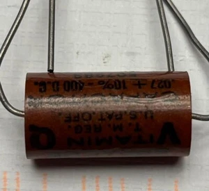 Sprague .027 +- 10% 400 DC Capacitor - Picture 1 of 1