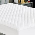 COMFY EXTRA DEEP LUXURY QUILTED MATTRESS PROTECTOR FITTED COVER ANTI ALLERGY