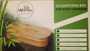 Sanitizing Box & Wireless Charger Phone, watch, mask & more by Wambu - Picture 1 of 5