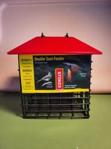 Stokes Select Double Suet Feeder With Weather Guard Red NEW - Picture 1 of 3