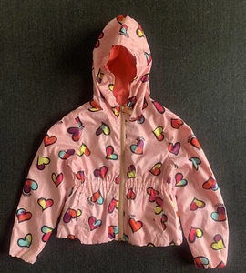 Moschino Girls Hooded Jacket Hearts - Picture 1 of 9