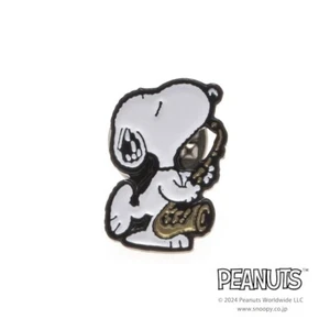 Peanuts Snoopy Saxophone Lapel Pins Brooch Japan Limited - Picture 1 of 3