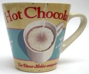 Martin Wiscombe Retro HEISSE SCHOKOLADE konischer Becher - große Auswahl auf Lager - Bild 1 von 1