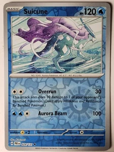 Tarjeta Pokémon REVERSE HOLO Suicune 024/131 NM/M - Evoluciones Prismáticas - Imagen 1 de 2