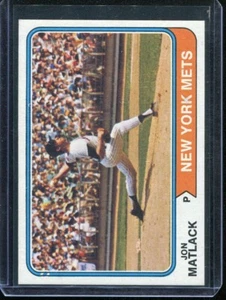 1974 Topps Baseball # 153 Jon Matlack (NM-MT) Near Mint to Mint - Picture 1 of 2