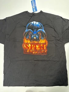 Vintage 2005 Big Dogs T-Shirt Black Dog Wars Sith Happens Darth Vader - Picture 1 of 3