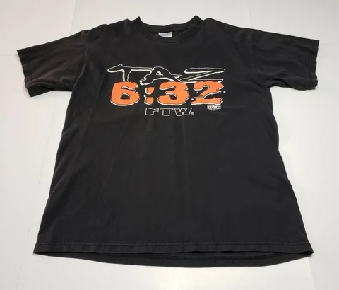 Taz 6:32 T Shirt ECW Wrestling Twice As Pissed Cover
