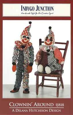 Indygo Junction "Clownin' Around" Yo-Yo Clown 24" & Stuffed Clown 20" # IJ818 FF - Image 1 of 4