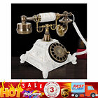 Vintage Antique European Style Old Fashioned Rotary Dial Phone Handset Telephone