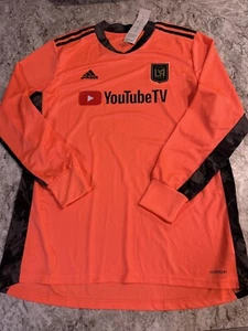 NWT Men’s Adidas Goalkeeper Jersey Los Angeles FC Red XL X-Large Soccer READ - Picture 1 of 11