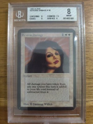 Alpha Reverse Damage mtg magic the gathering BGS 8 nm-mt rare - Image 1 of 2