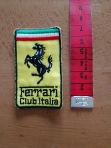 FERRARI club ITALIA , ORIGINAL PATCH FERRARI club ITALIA , FERRARI F 40 , ENZO - Picture 1 of 2