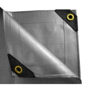 Lona de polietileno súper resistente 16 mil 18 mil 20 mil lona impermeable cubierta de toldo - Imagen 1 de 3