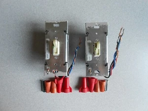 ~~(lot of 2) PASS & SEYMOUR TOGGLE TOUCH DIMMERS 600W INCANDESCENT T600E IVORY~~ - Picture 1 of 5