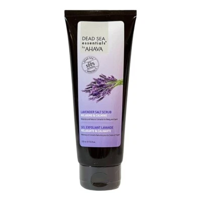 AHAVA Deadsea Essentials LAVENDER Salt Scrub Exfoliating 7.5 oz tube NEW! - Image 1 of 4