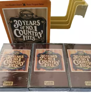Reader's Digest 30 Years of No. 1 Country Hits - (3) Cassette Tape Lot New 1983 - Picture 1 of 10