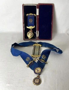 Grabado RAOB Buffalo Fraternal Joyería Regalia Art Deco c1923 Lodges 674 4517 - Imagen 1 de 11