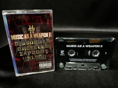 Music As A Weapon II Cassette Tape Disturbed Taproot (2004) - Image 1 of 4