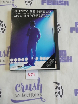 Jerry Seinfeld I'm Telling You For the Last Time Live on Broadway DVD Unseen Vid Foto 1 de 4