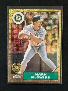 2022 Topps Update Silver Pack Mojo Refractor Mark McGwire Oakland Athletics - Picture 1 of 1