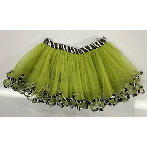 NWT Toddler Green Glitter Reflection Tutu SZ 2T  RibbonTie Adjustable Closure - Picture 1 of 5