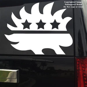 Libertarian Porcupine Logo Politik Aufkleber Sticker - Bild 1 von 11