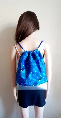 Womans/men's Drawstring Bag Travel Holiday Festival Rave Gym School Backpack - Image 1 of 4