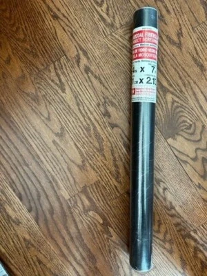 Paño de detección de insectos de fibra de vidrio de carbón 24 pulgadas W X 84 in. L Para puertas, ventanas Foto 1 de 4