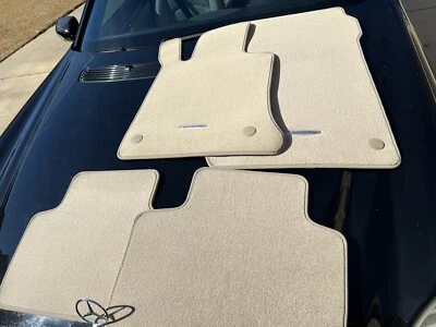 (TAN) 2008-2014 Mercedes-Benz Genuine W204 C300 C350 C250 FLOOR MAT MATS OEM🔥 - Image 1 of 4