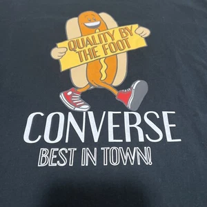 Men's Converse Shirt Size XXL EUC Black Quality By The Foot - Picture 1 of 7