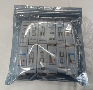 Lot Of 12 Halogen Light Bulbs 120v 40w And 2000 Hour Lamp Life New - Picture 1 of 2