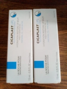 Lote de 2 bálsamo labial restaurador hidratación labios La Roche-Posay Cicaplast 0,25 oz cada uno - Imagen 1 de 1