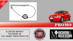 alzavetro posteriore dx fiat grande punto e punto evo - Foto 1 di 1