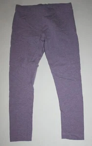 Used Next UK Girls 7  year Soft Purple Leggings Pull on Stretch Soft Knit - Picture 1 of 3